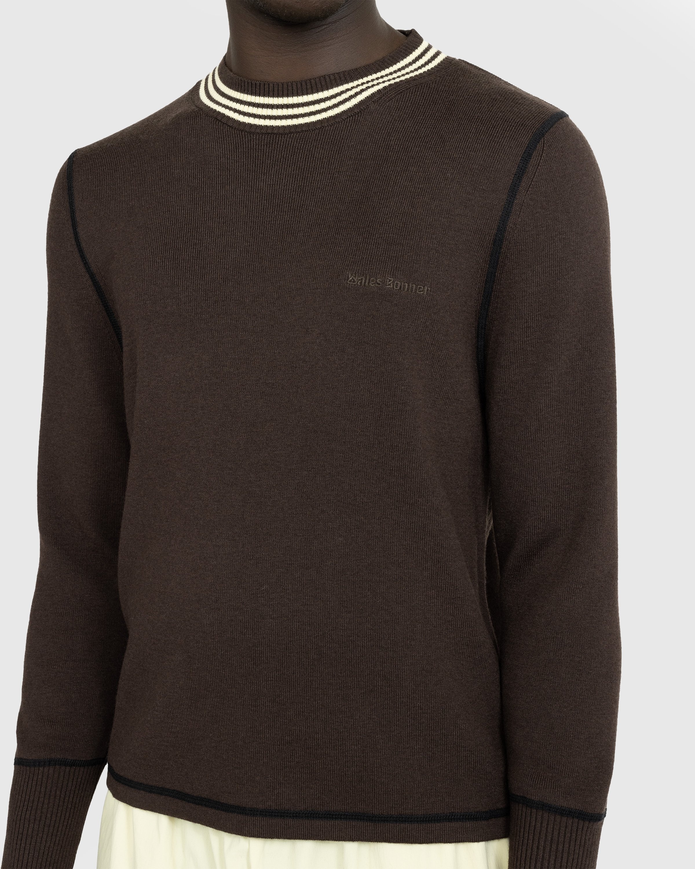 Adidas x Wales Bonner Knit Long Sleeve Top Dark Brown